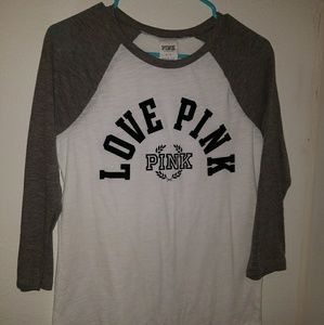 Gray and White PINK NWOT
